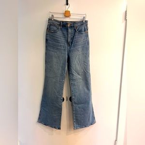 NWT Madewell 11" High-Rise Flare Jeans